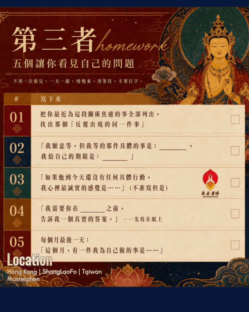 第三者五個問題
